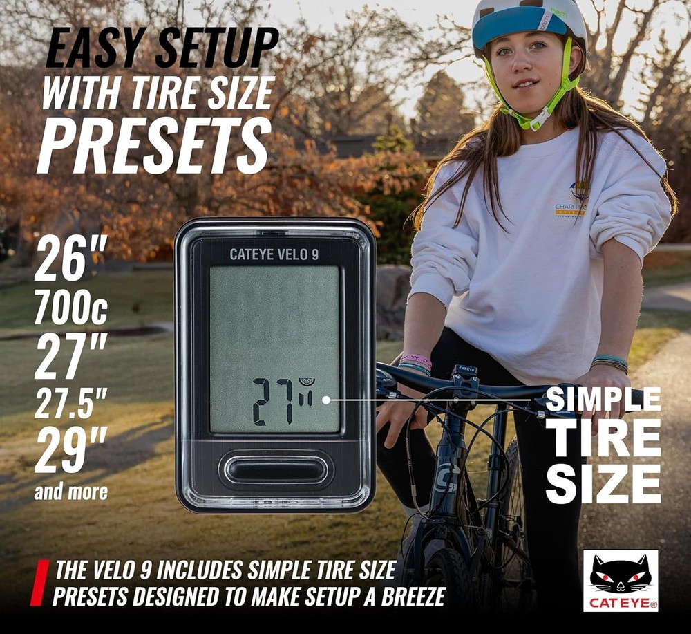 Compact Speedometer for Road, MTB, Gravel Bikes - Easy Setup-