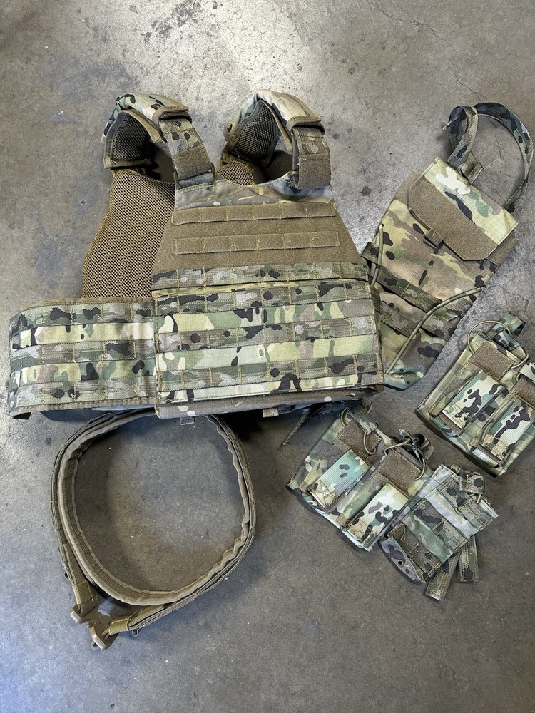 Airsoft Multicam Plate Carrier Vest