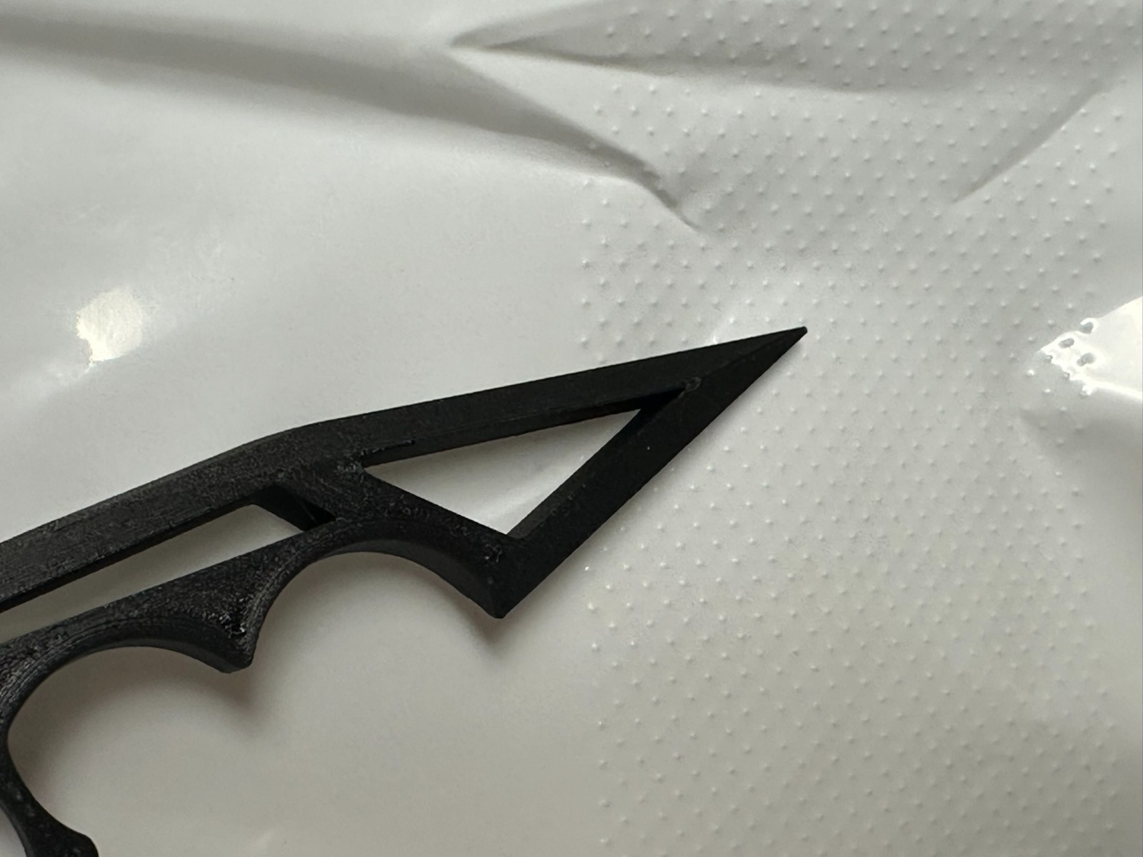 Carbon Fiber Hand Spike - Non Metal - Undetectable Self Defense Knife - Medium