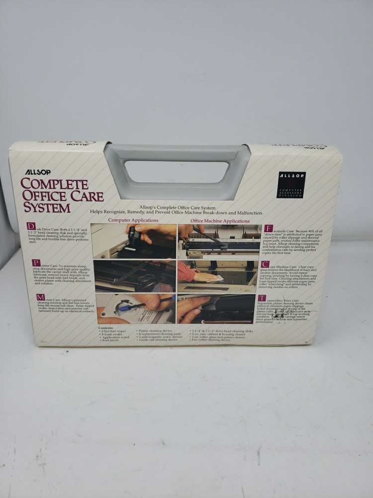 Vintage ALLSOP Complete Office Care System