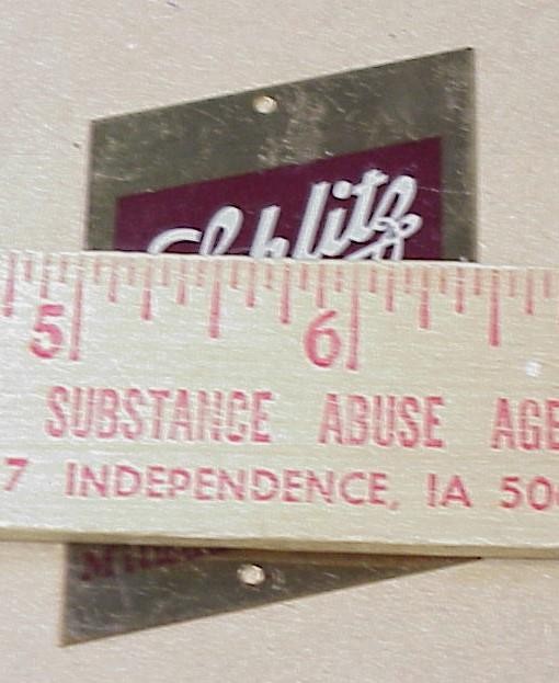 Schlitz Nameplate for Beer Can Opener