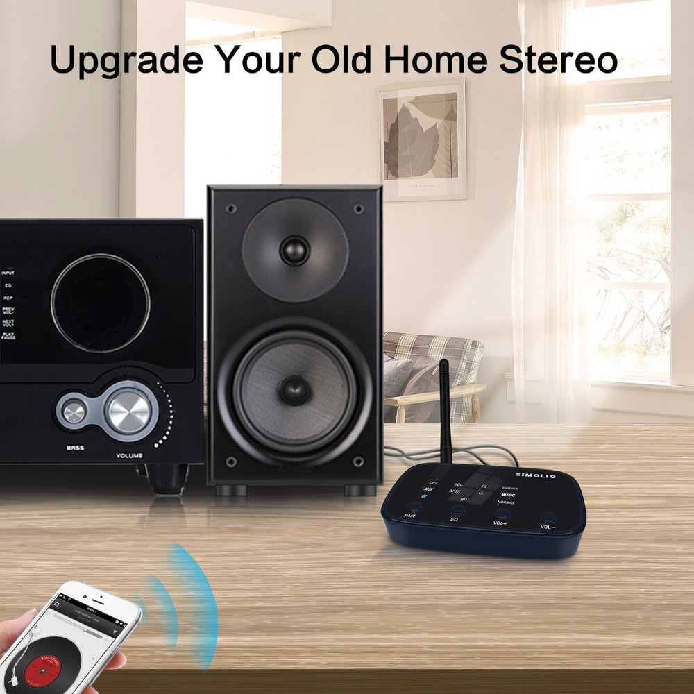 SIMOLIO Long Range Bluetooth Receiver Audioreceivers & video receivers for Home