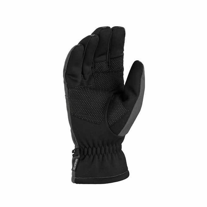 HEAD Men's Waterproof Hybrid Gloves Touchscreen Compatible in Gray Size Medium