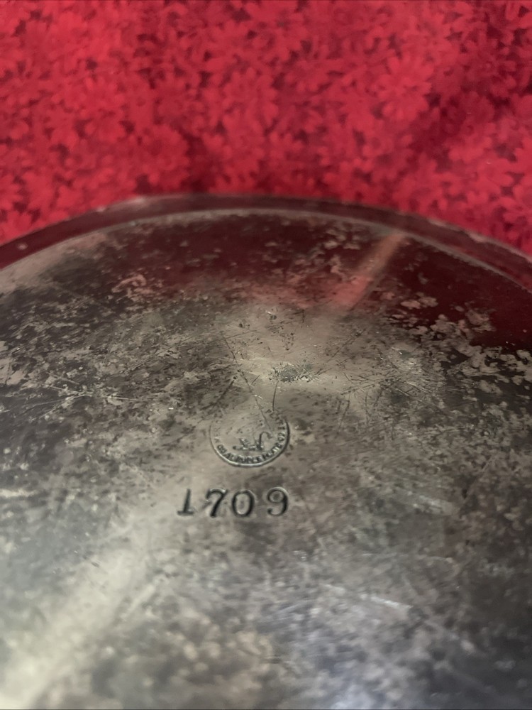 Vintage Meridian Silver plate Co Quadruple Plate with Floral Engraving 6.5”