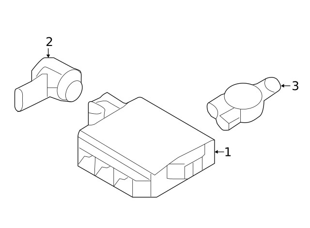 Genuine Volkswagen Module 5QA-919-294-J