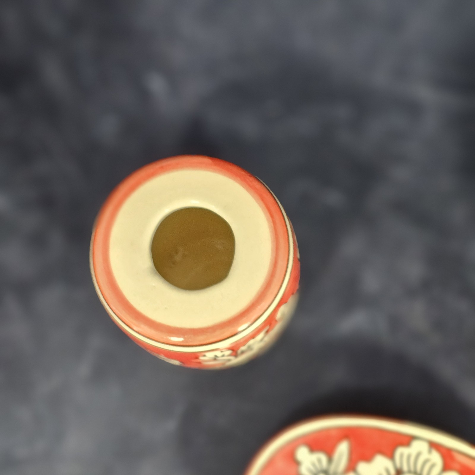 bathroom accessories Hand Painted Ceramic Tooth Brush Soap Drinking Cup India