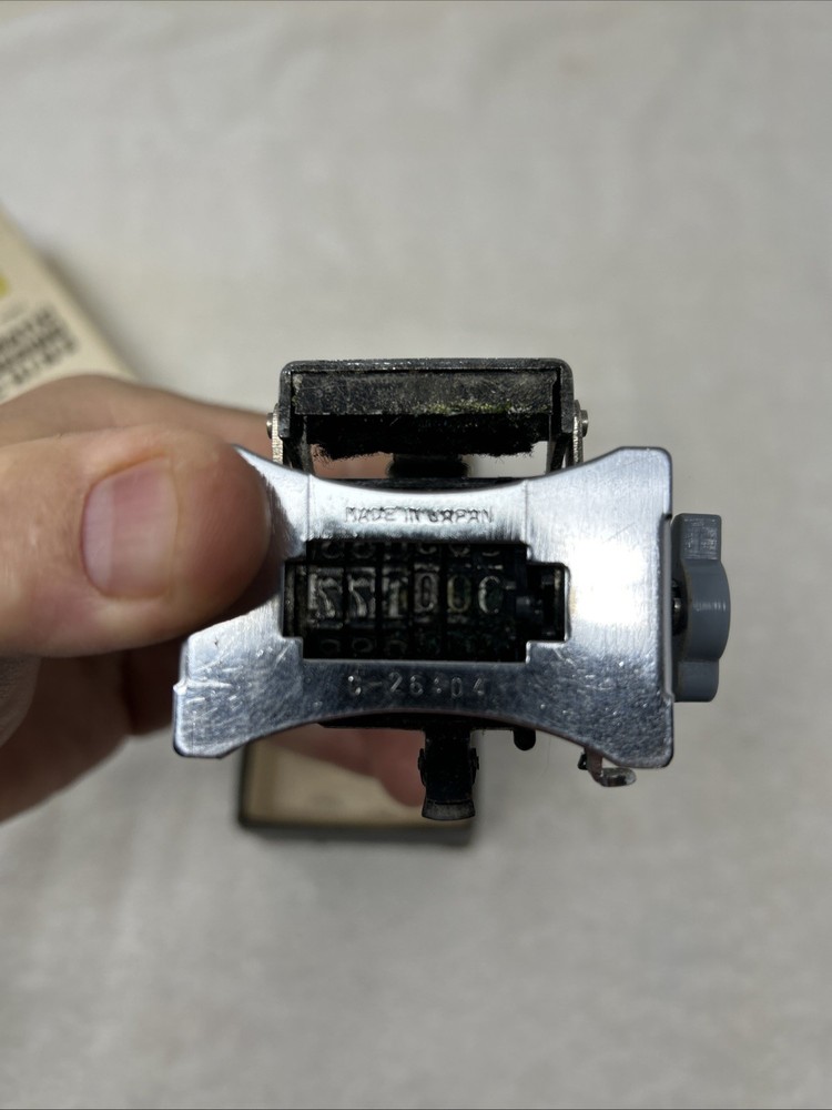 Faymus Automatic Numbering Machine Numerator Model 6 Wheels UNTESTED‼️