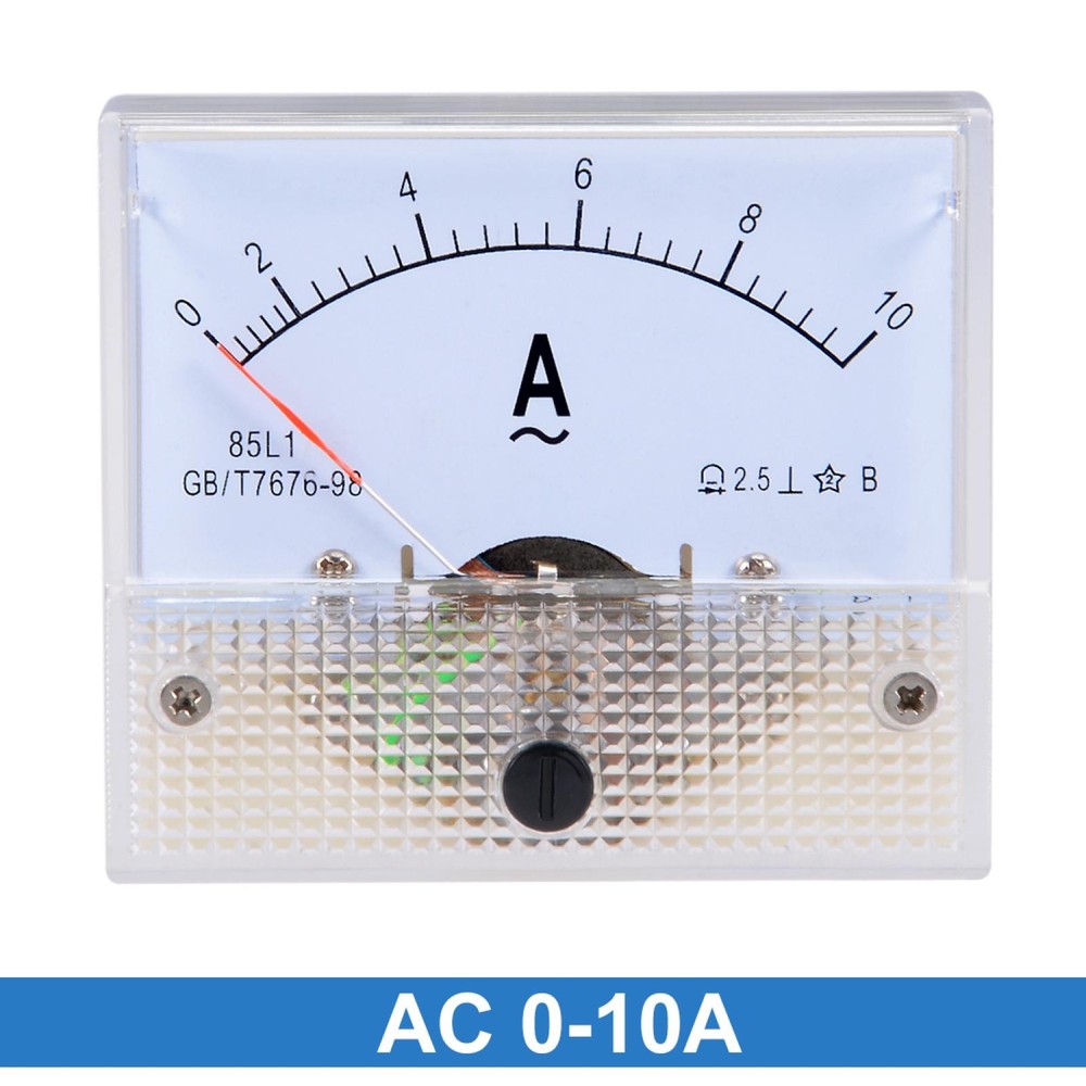 AC 0-10A Analog Panel Ammeter Gauge Ampere Current Meter 85L1