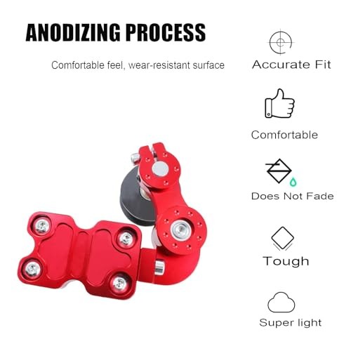 Universal Motorcycle CNC Chain Adjuster Tensioner Modified Accessories Red