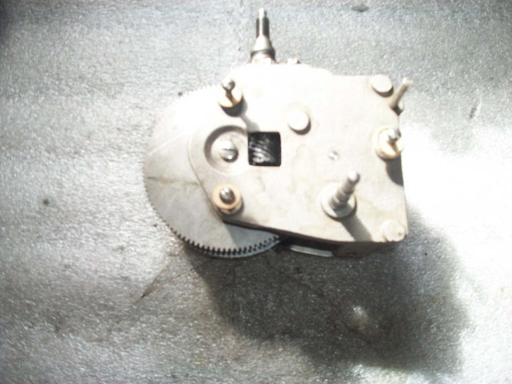 PHONOGRAPH MOTOR AND 12" PLATTER***MOTOR REBUILT***