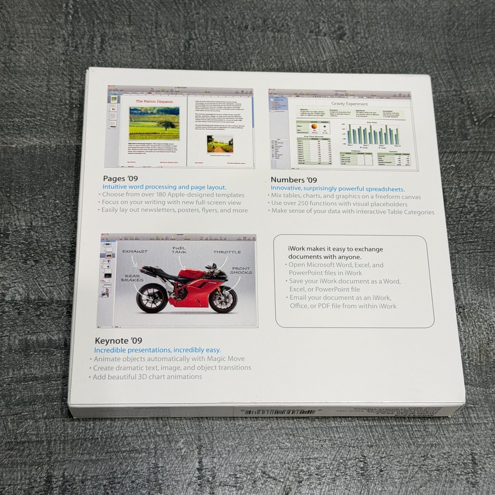 Apple iWork '09 (Retail) - Full Version for Mac MB942Z/A
