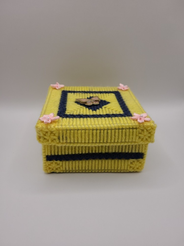 Vintage 1960s Handmade Storage Box