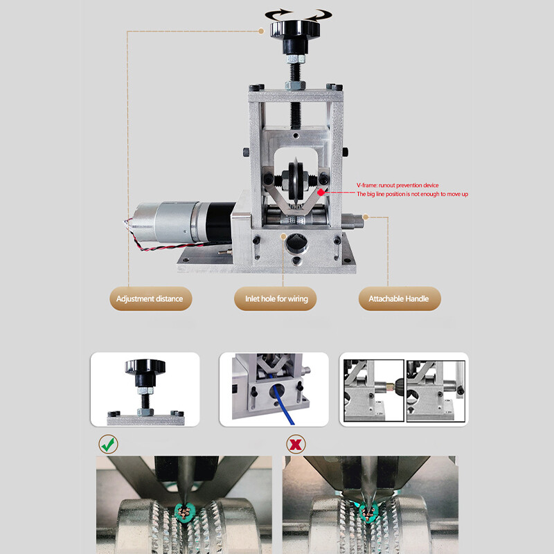 Electric/Manual/Drill Powered Wire Stripper Machine Stripping Wire 2-10mm Silver