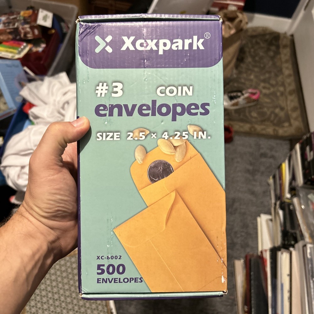 Xcxpark #3 Coin Envelopes