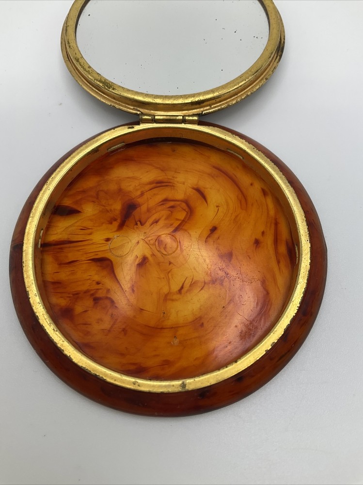 Antique Embroidered Dry Powder Container