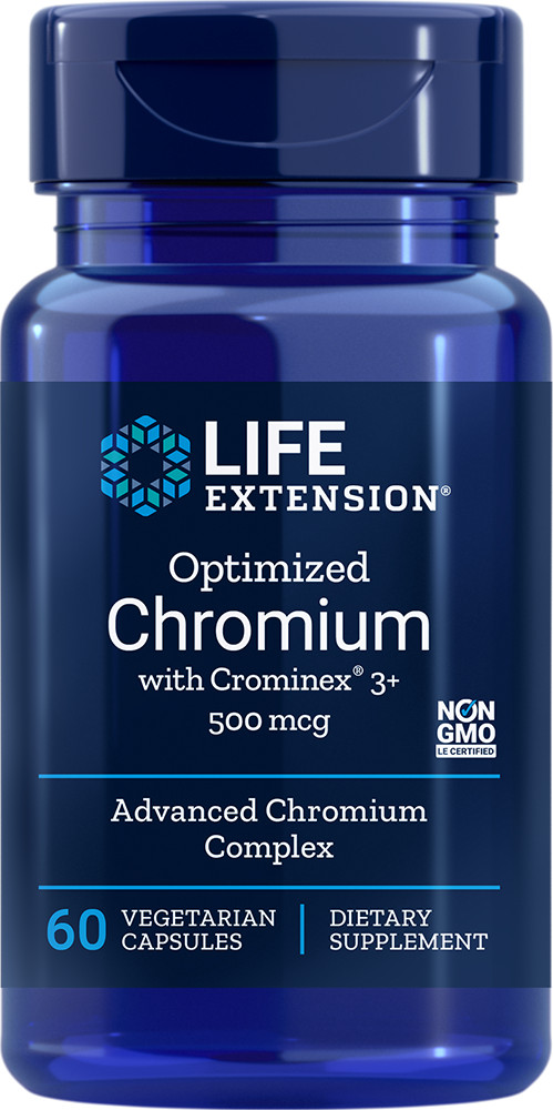 Life Extension Optimized Chromium with Crominex 3+ (2 PACK)