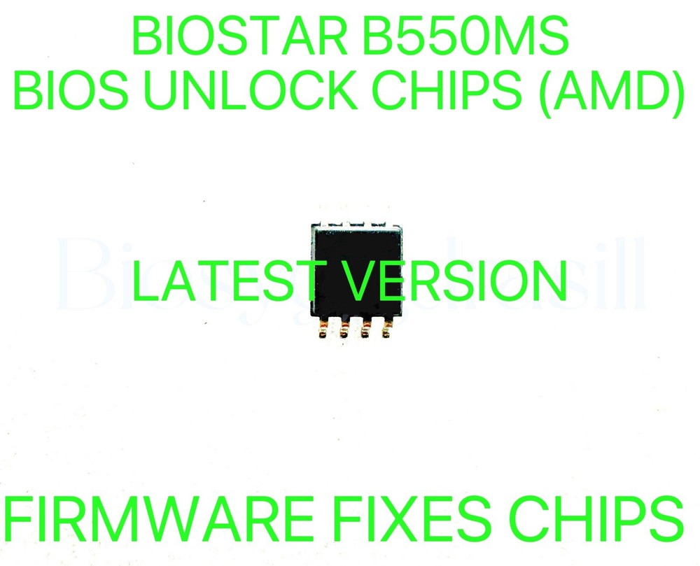 BIOSTAR B550MS, NO PASSWORD FIRMWARE FIXES BIOS CHIP LATEST VERSION (AMD)