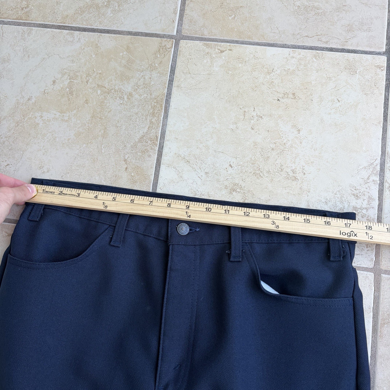 Vtg Levis 517 Pants Mens 36x30 Blue Sta Prest Bootcut 70s Talon Zip Western USA