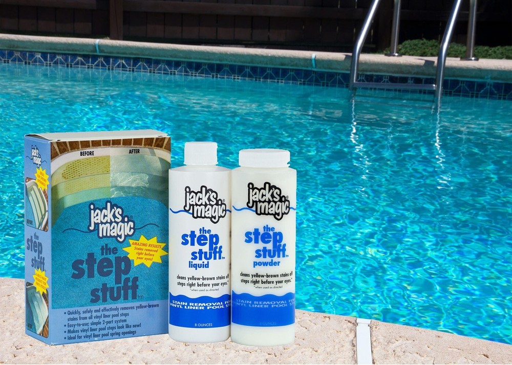 Jack's Magic The Step Stuff Removes Stains Swimming Pool Steps Cleaner Kit
