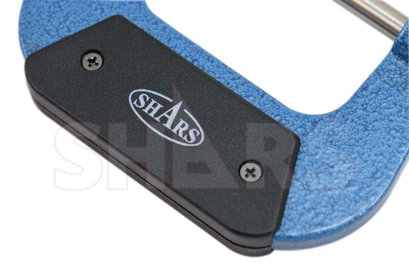 Shars 1-2" Precision Ball Micrometer .0001 Spherical Spindle New !}