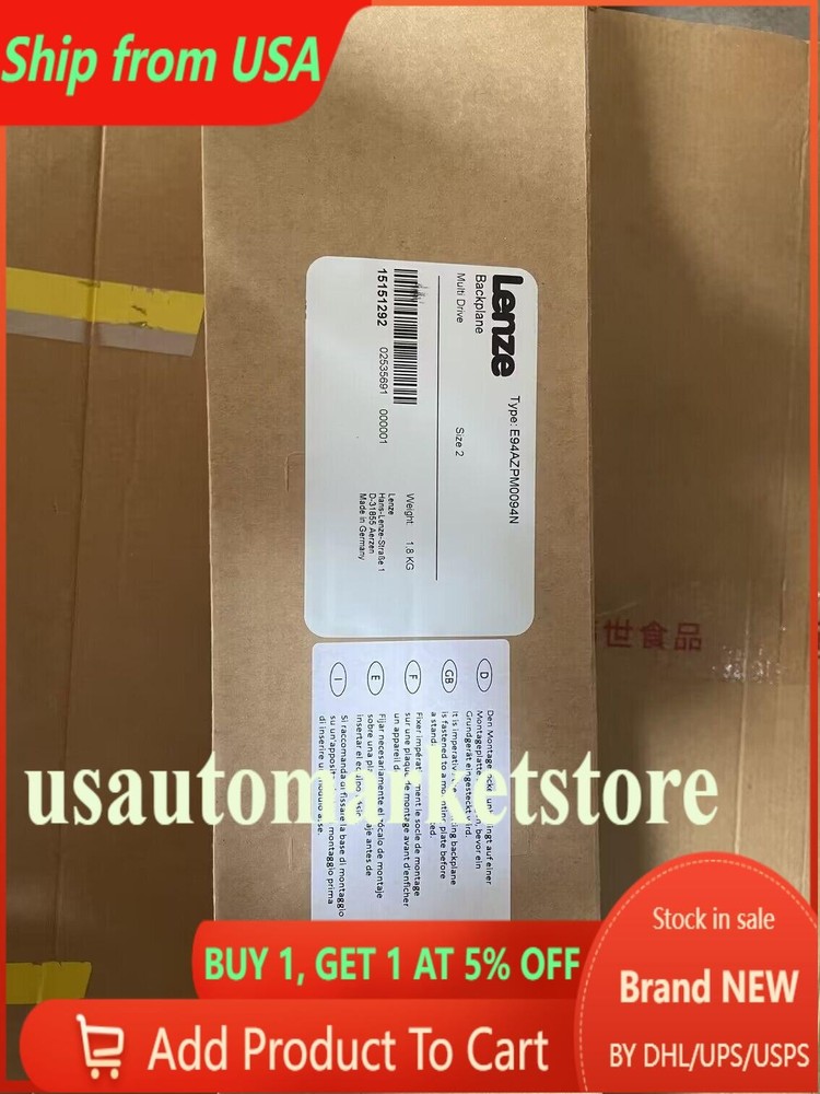 1PC NEW LENZE E94AZPM0094N BACKPLANE E94AZPM0094N