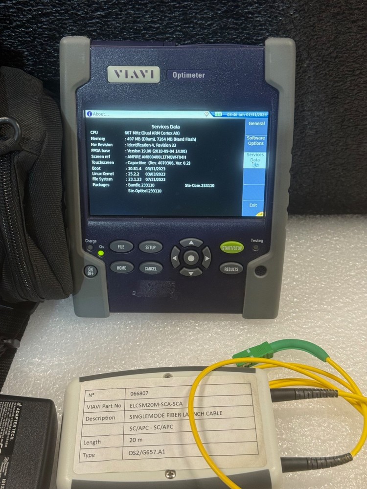 Viavi/JDSU EOPT-PONATT Optimeter + Launch Cable Accs. 655