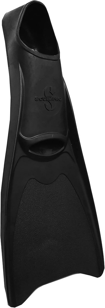 Rubber Full Foot Diving Fin (Large, Black)
