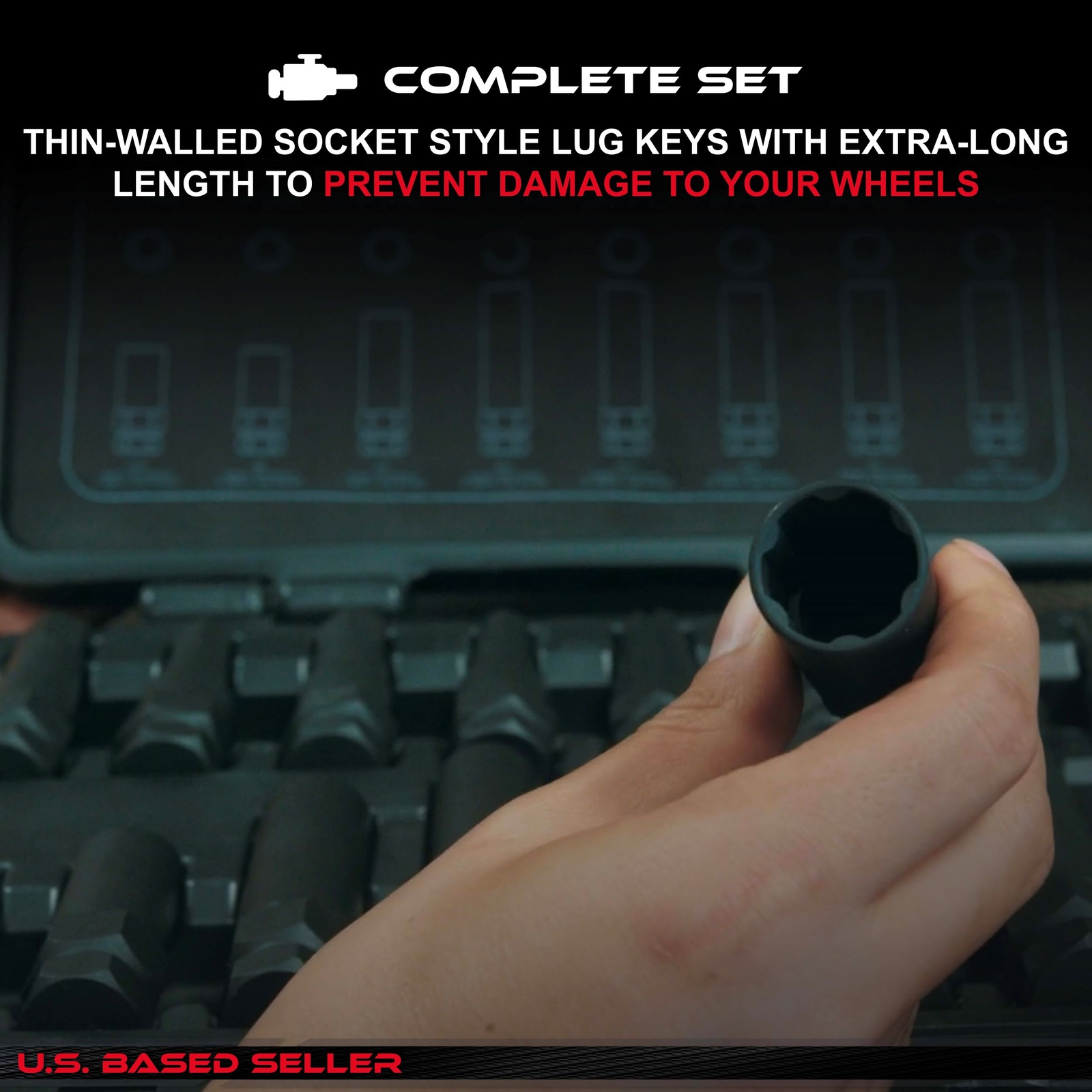 Wheel Lock Removal Tool Kit Lug Nut Key Set – Lug Key Master Wheel Lock Key Set