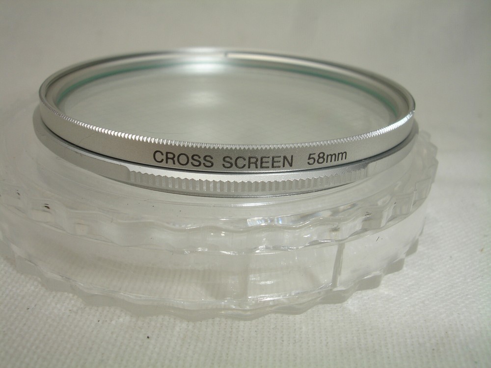 SONY 58mm Filter Cross Screen, OEM / Genuine