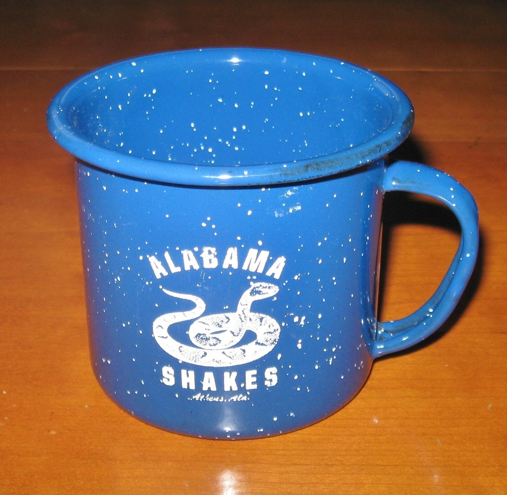 Alabama Shakes Athens Ala Blue Mug Tin Camping Coffee Mug Azul Mug