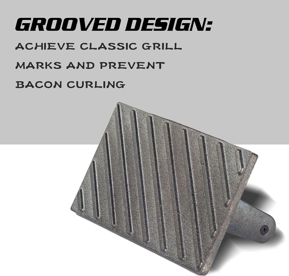 vivicreate Bacon Press, Griddle Grill Meat rectangle