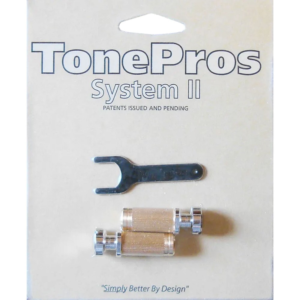 NEW TonePros SS1 Standard (US Thread) Small Cap Gibson Size Locking Stud, NICKEL