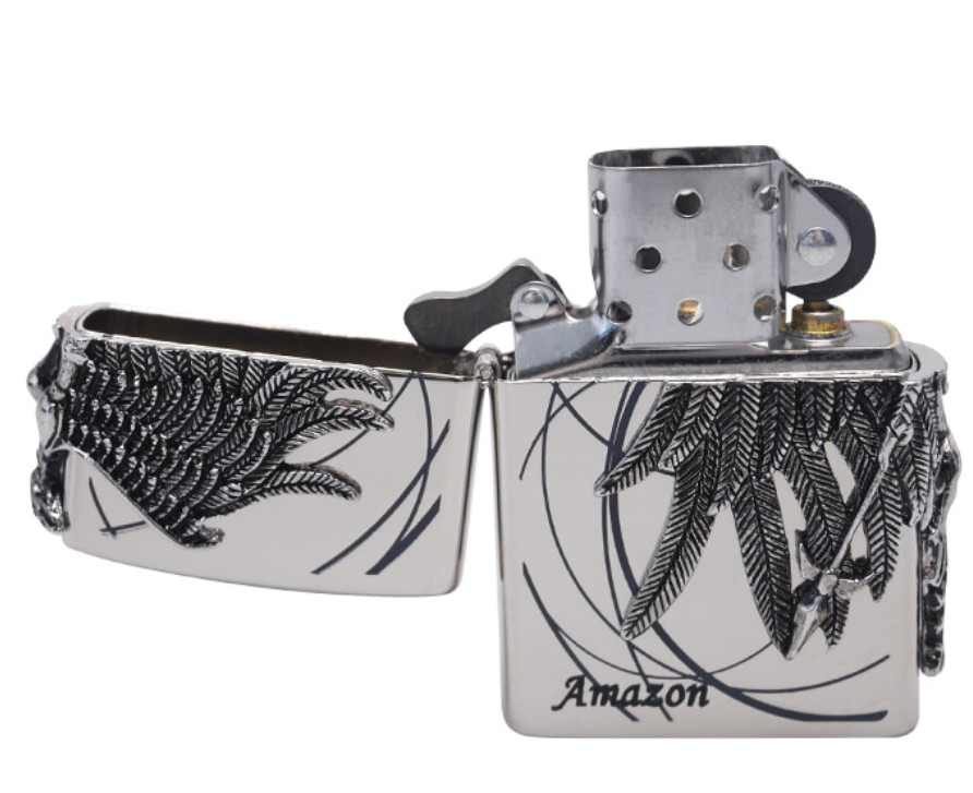 Zippo Lighter Amazon NI EMB Unique Design Windproof