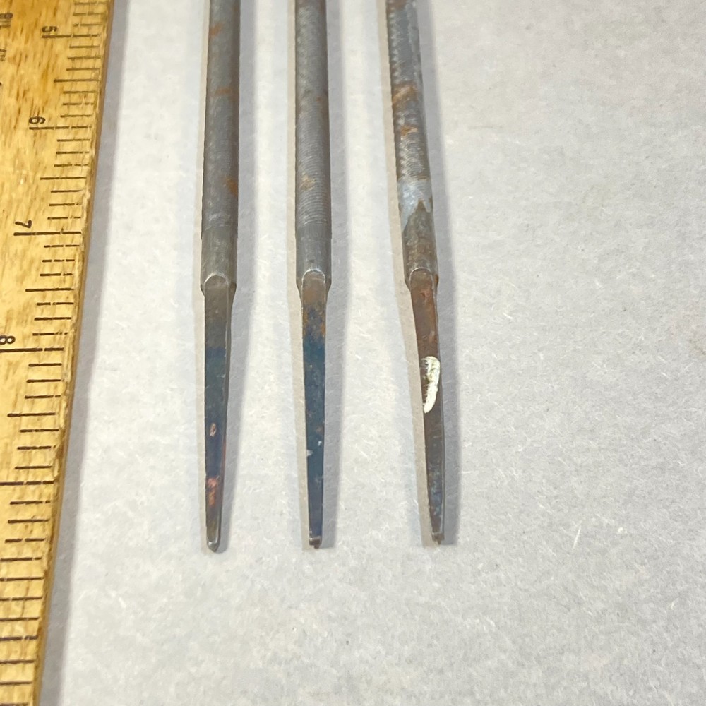 Nicholson 6" Round Files 4 Pc USA