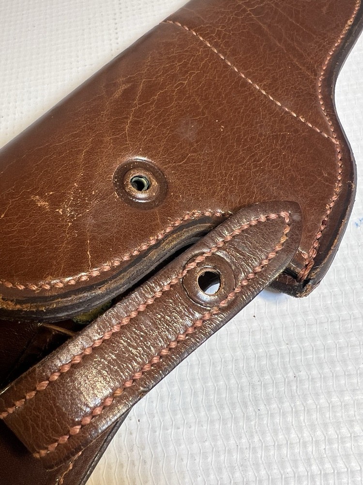 Original WWII US Army General Officer Belt & Holster Set Hickok Eagle Buckle