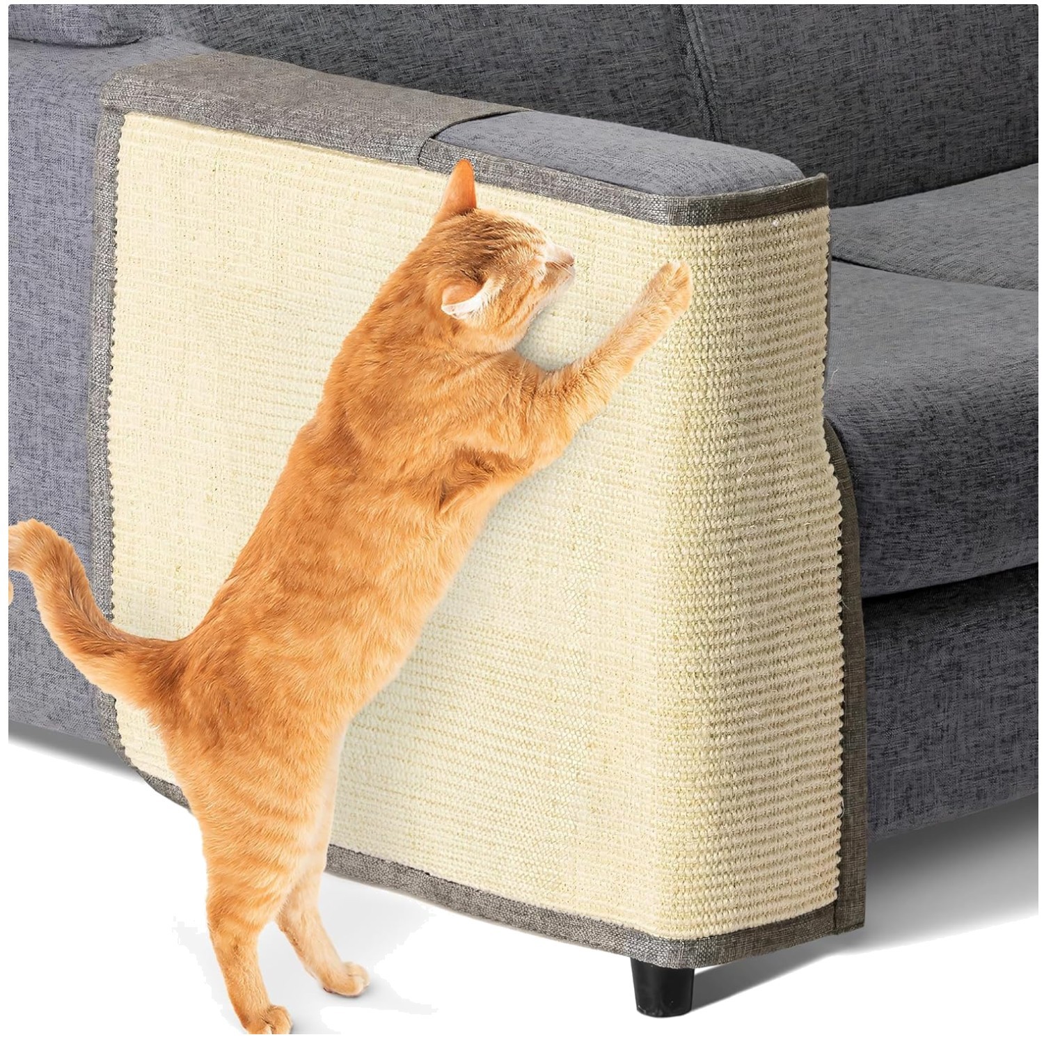 Natural Sisal Furniture Protector - Cat Scratch Mat