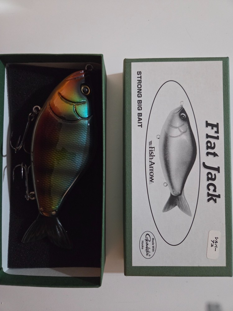 Fish Arrow Flat Jack (Hand made wood lure)