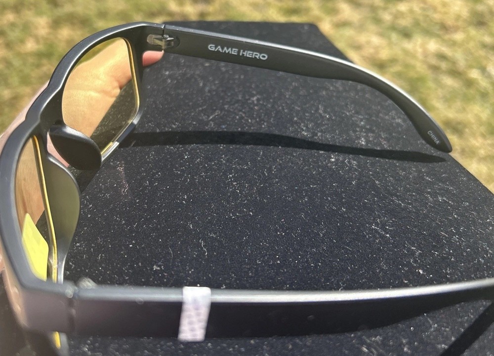 Gaming Glasses With Blue Light Blocking High Contrast Lenses Computer Game Case