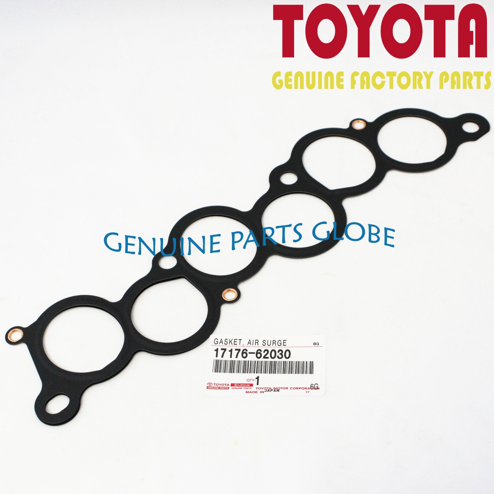 NEW TOYOTA LEXUS GENUINE AIR SURGE TANK TO INTAKE MANIFOLD GASKET 17176-62030