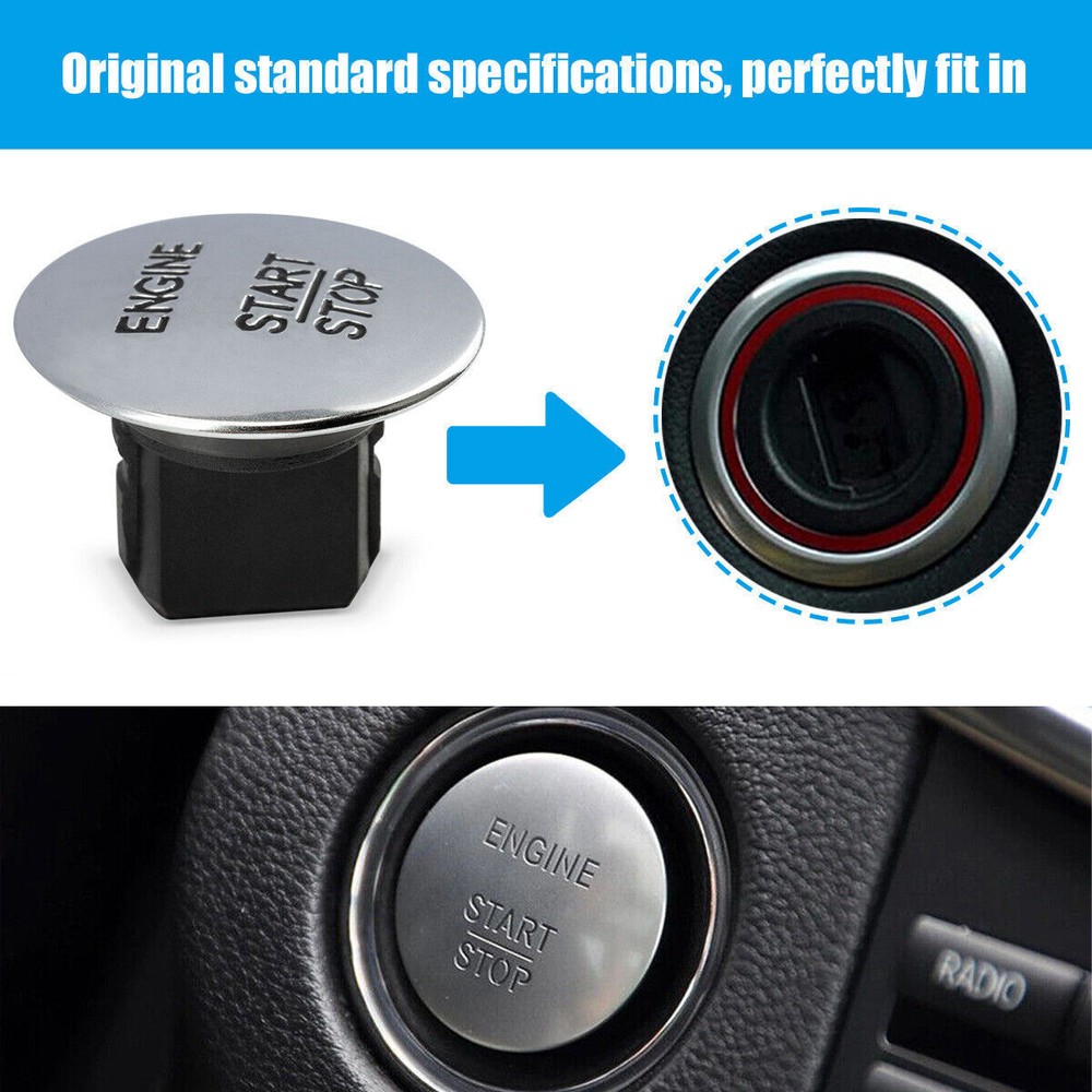 For Mercedes-Benz Push To Start Button Keyless Go Engine Start Stop Push Button