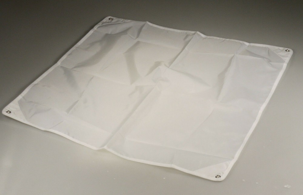 PRL) SQUARE SOFT BOX SPEAKER CLOTH 50 x 50 cm TRANSLUCENT DIFFUSER PHOTO STUDIO