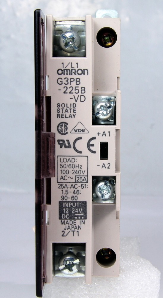 Omron Solid State Relay G3PB-225B Coil: 12-24V DC 25A