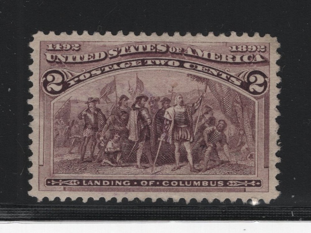 US SC#231 -- USED -- GEM CENTERING, LIGHT CANCEL, LIGHT CREASE