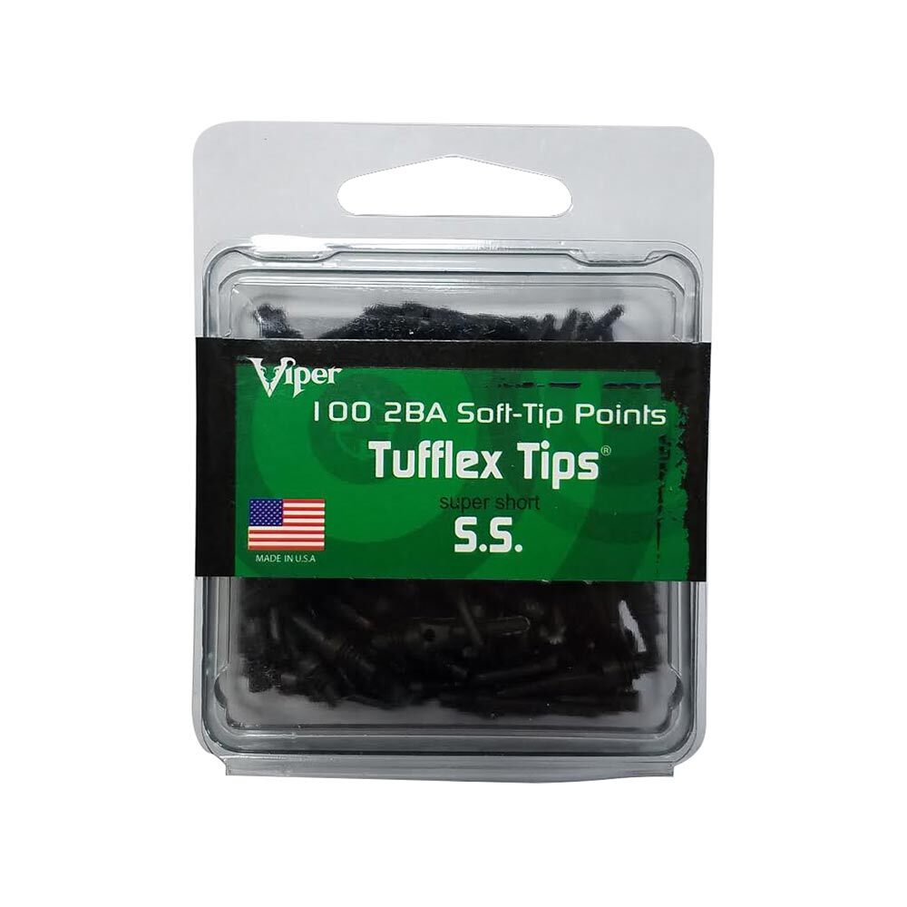 Viper Tufflex - SS 2BA Soft Dart Tips - 100 Count
