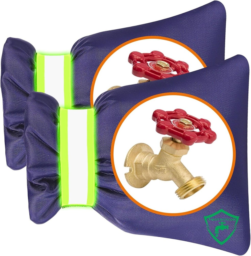 Outdoor Faucet Covers 2Pack Insulated Blue