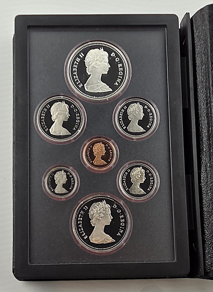 1982 Canada Silver Dollar Proof Set - Regina