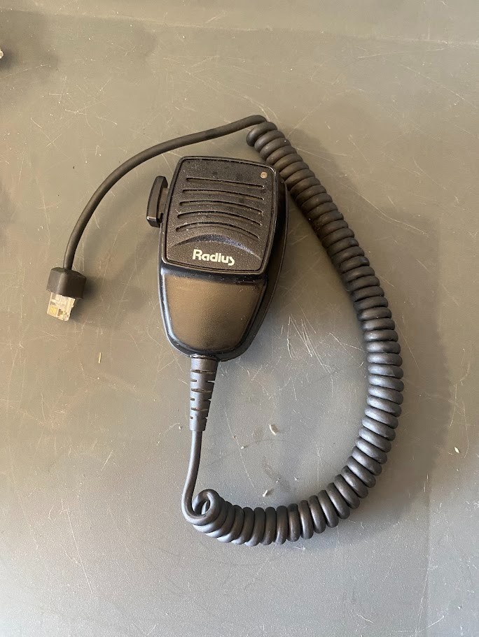 Motorola Microphone Radius HMN 3174A w/ Green LED Indicator LIght