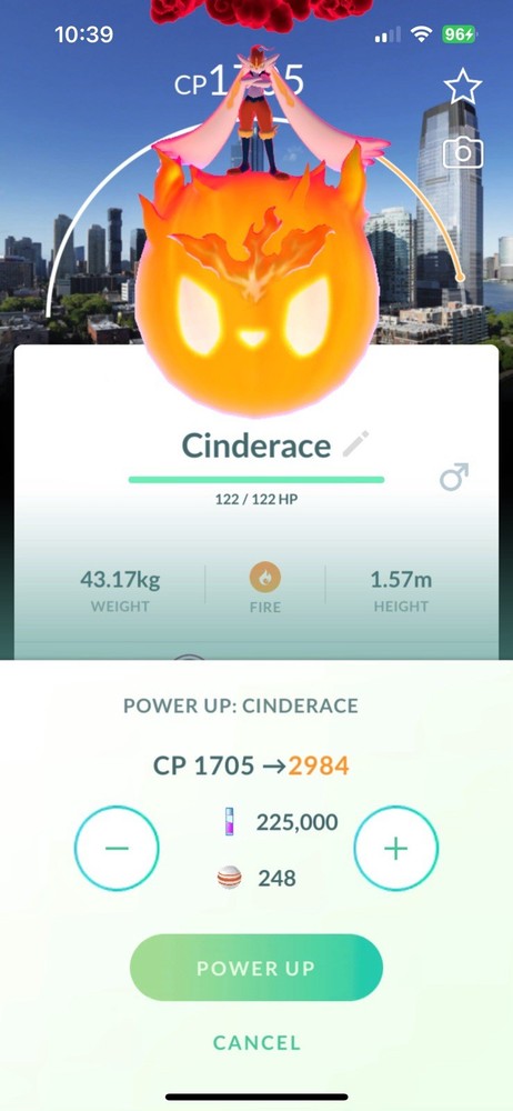 Gigantamax Cinderace New Jersey Background