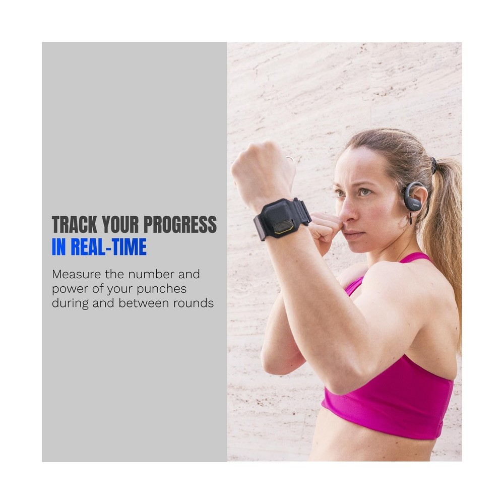 Bluetooth Punch Tracker for Heavy Bag & Shadow Boxing – Smart Boxing Senso