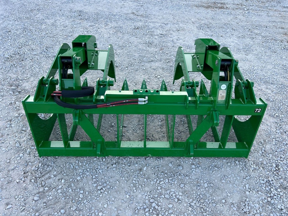 72" Extreme Duty Root Grapple Attachment Fits John Deere Tractor Global Loader